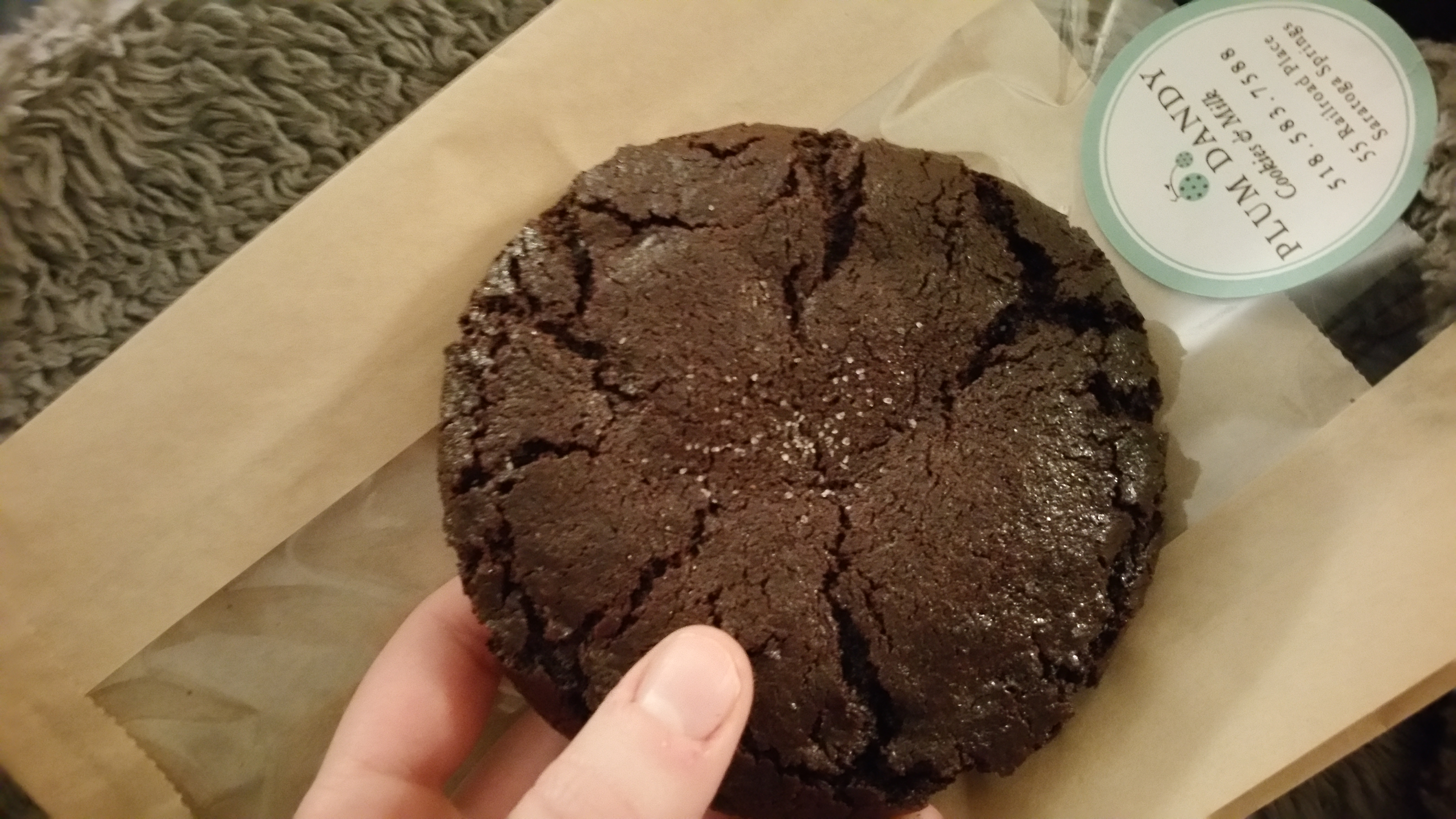 plum dandy chocolate cookie