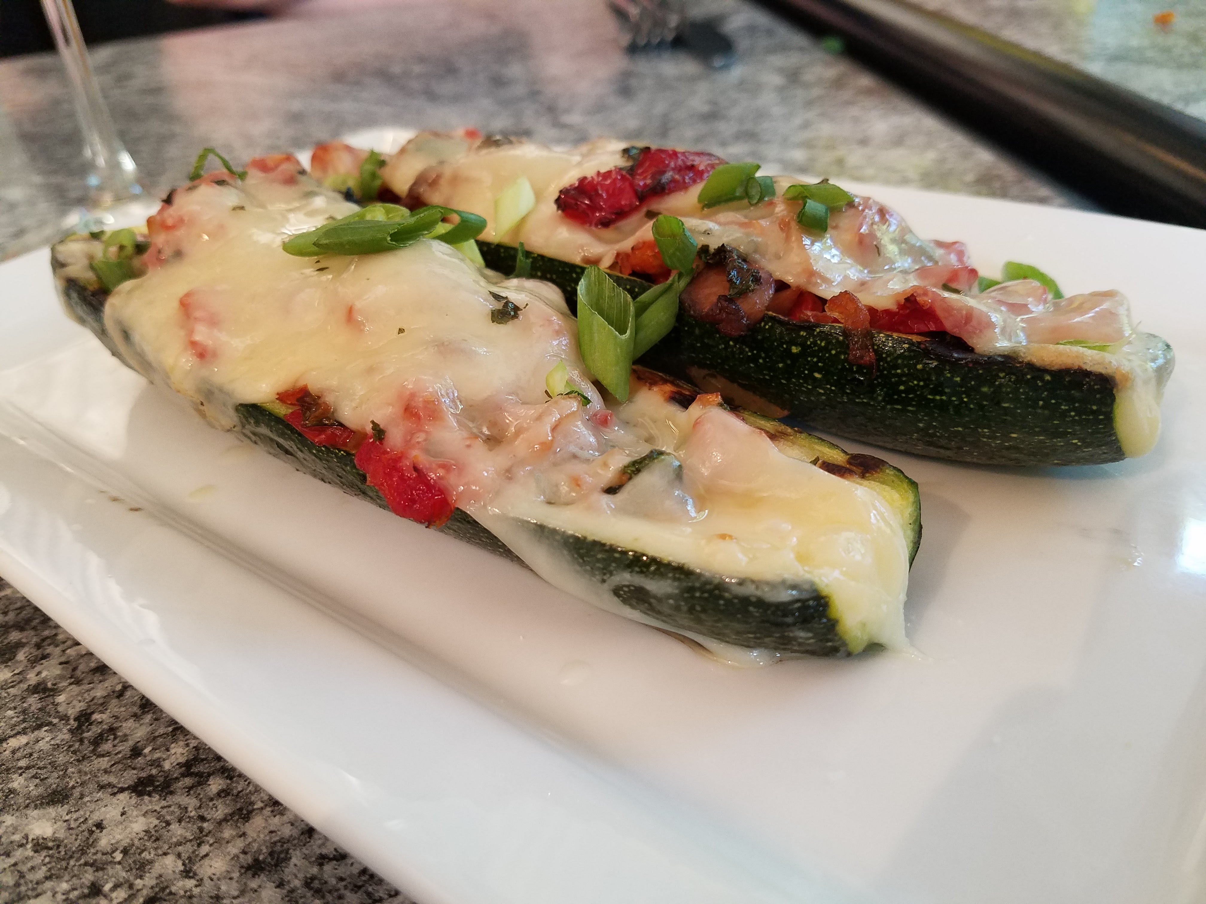 stuffed zucchini