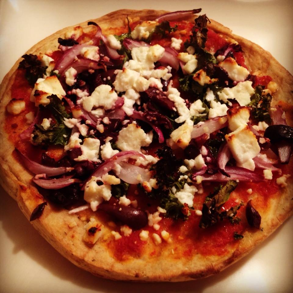Greek pizza
