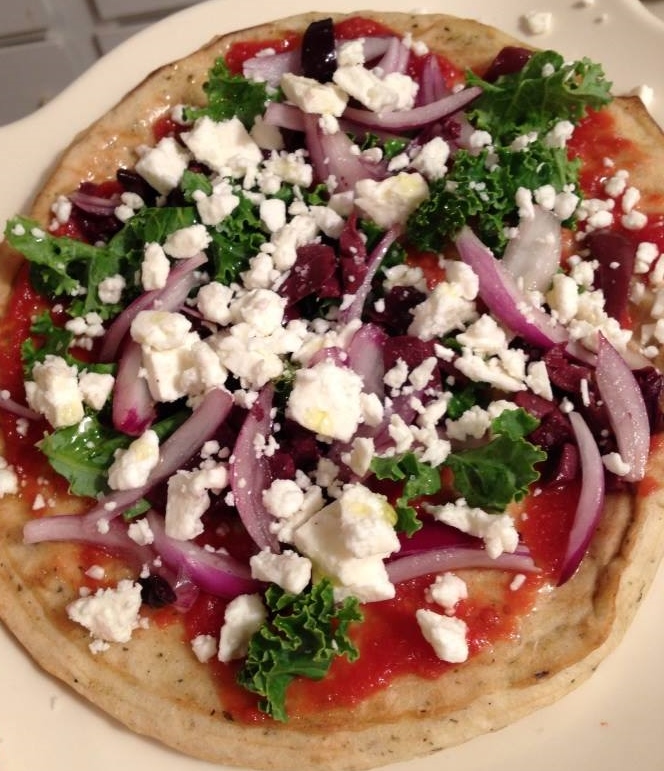 Greek pizza